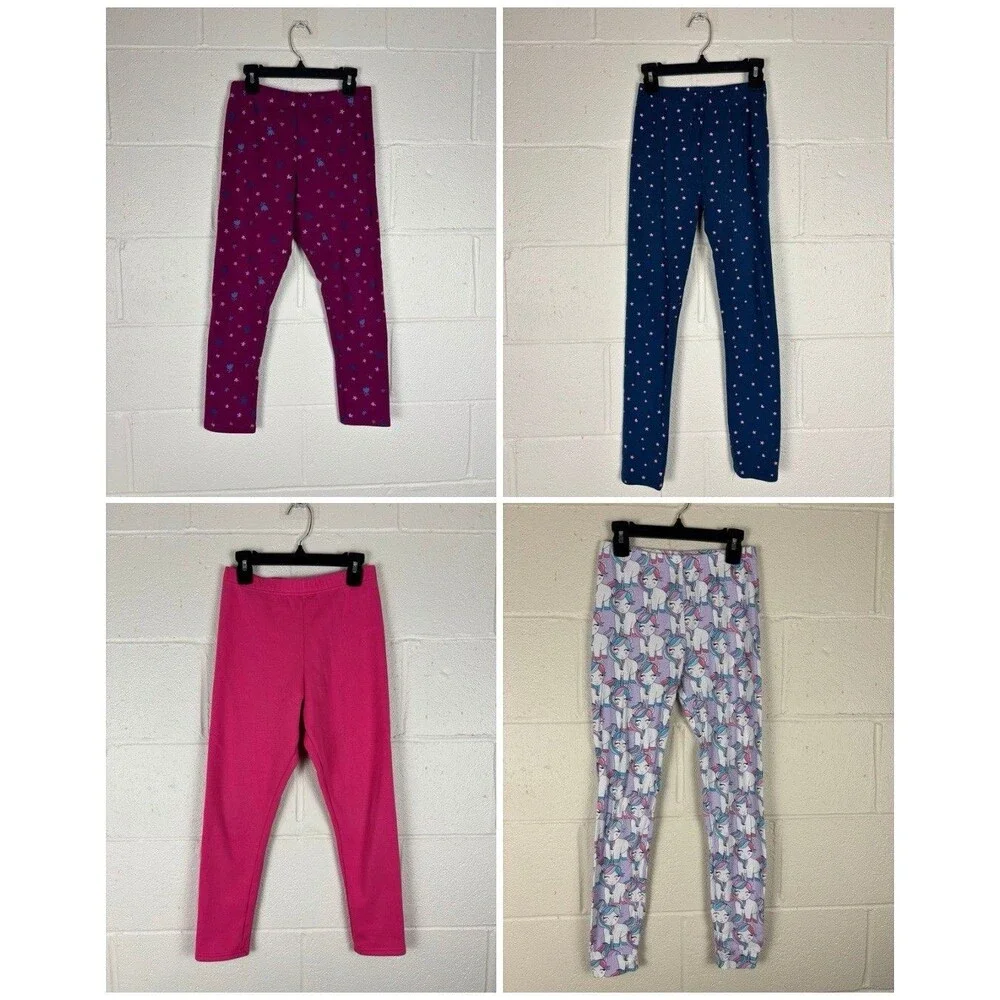 4 Girls’ Pants Size 12-14 – Colorful Comfort from The Children’s Place & Carters